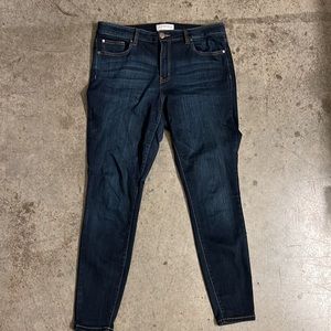 Molly & Isadora Dark Skinny Jeans, Size 14W